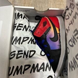Nike Air Jordan Multicolor Gradient Sneakers